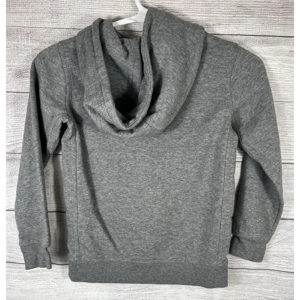 Nike‎ Kids Grey Hoodie Pullover Logo Long Sleeve Sweatshirt Athletic Youth 6